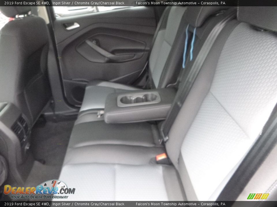 2019 Ford Escape SE 4WD Ingot Silver / Chromite Gray/Charcoal Black Photo #8