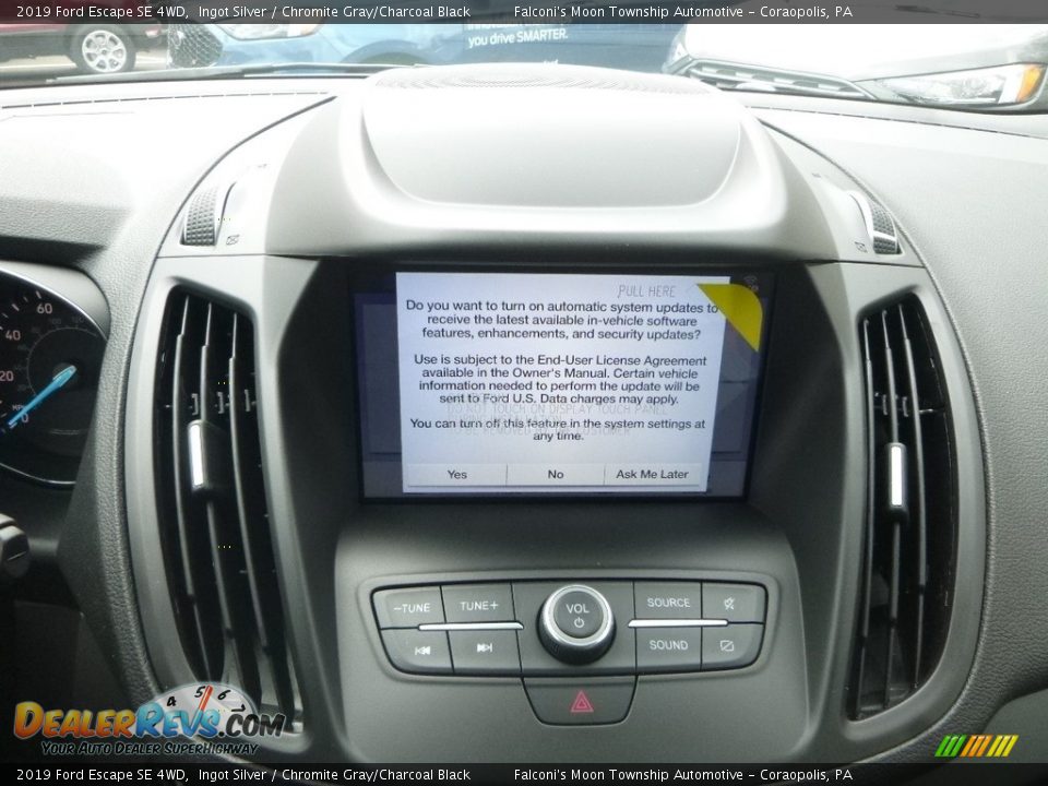 2019 Ford Escape SE 4WD Ingot Silver / Chromite Gray/Charcoal Black Photo #13