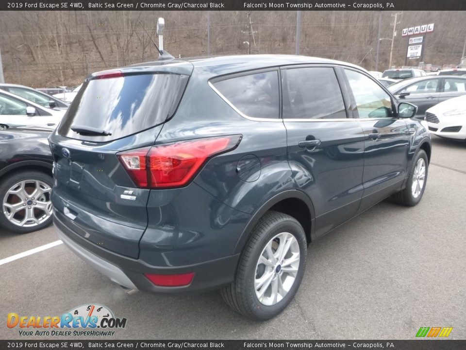 2019 Ford Escape SE 4WD Baltic Sea Green / Chromite Gray/Charcoal Black Photo #2