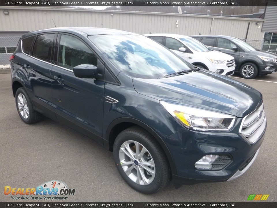 2019 Ford Escape SE 4WD Baltic Sea Green / Chromite Gray/Charcoal Black Photo #3