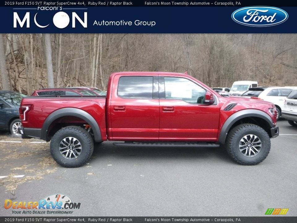 2019 Ford F150 SVT Raptor SuperCrew 4x4 Ruby Red / Raptor Black Photo #1