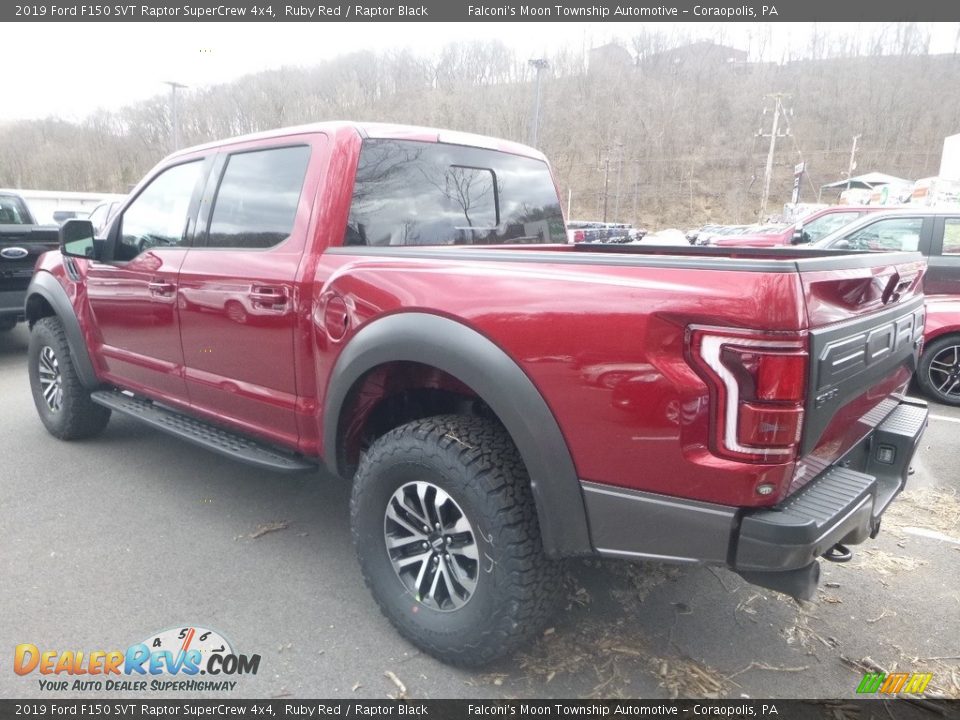 2019 Ford F150 SVT Raptor SuperCrew 4x4 Ruby Red / Raptor Black Photo #6