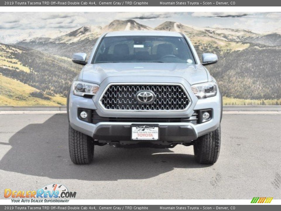 2019 Toyota Tacoma TRD Off-Road Double Cab 4x4 Cement Gray / TRD Graphite Photo #2