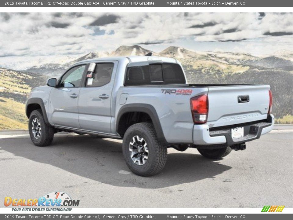 2019 Toyota Tacoma TRD Off-Road Double Cab 4x4 Cement Gray / TRD Graphite Photo #3