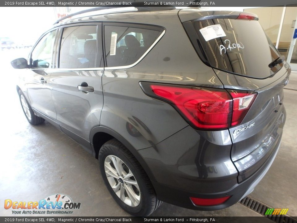 2019 Ford Escape SEL 4WD Magnetic / Chromite Gray/Charcoal Black Photo #4