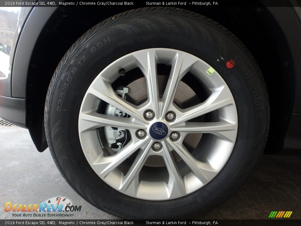 2019 Ford Escape SEL 4WD Magnetic / Chromite Gray/Charcoal Black Photo #6