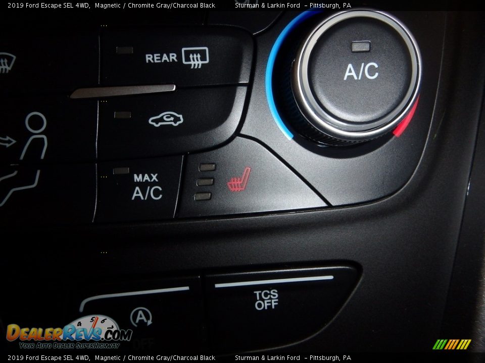 2019 Ford Escape SEL 4WD Magnetic / Chromite Gray/Charcoal Black Photo #15
