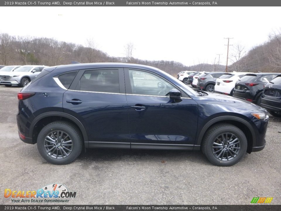 2019 Mazda CX-5 Touring AWD Deep Crystal Blue Mica / Black Photo #1