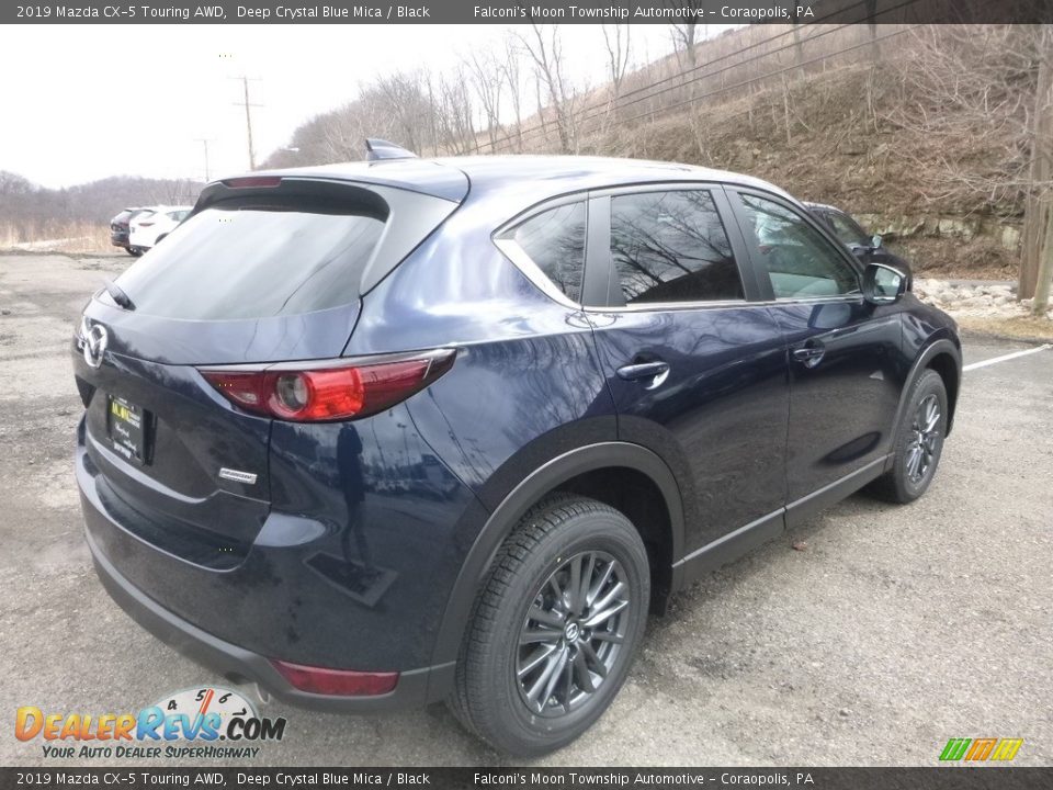 2019 Mazda CX-5 Touring AWD Deep Crystal Blue Mica / Black Photo #2
