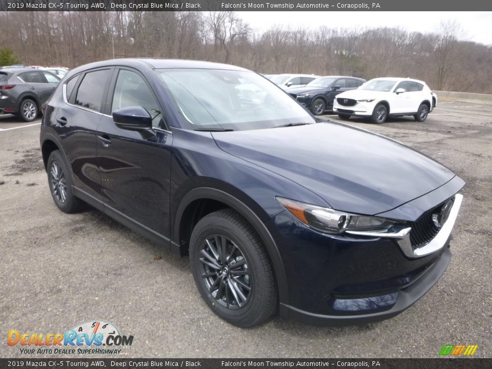 2019 Mazda CX-5 Touring AWD Deep Crystal Blue Mica / Black Photo #3