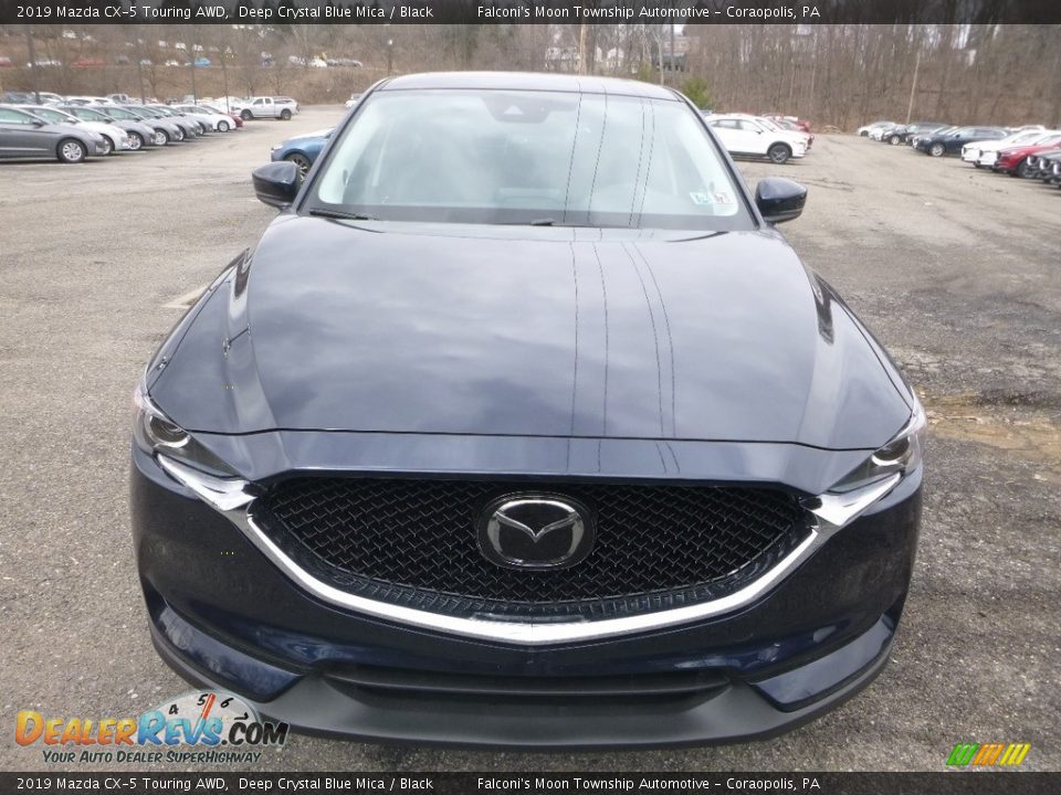 2019 Mazda CX-5 Touring AWD Deep Crystal Blue Mica / Black Photo #4