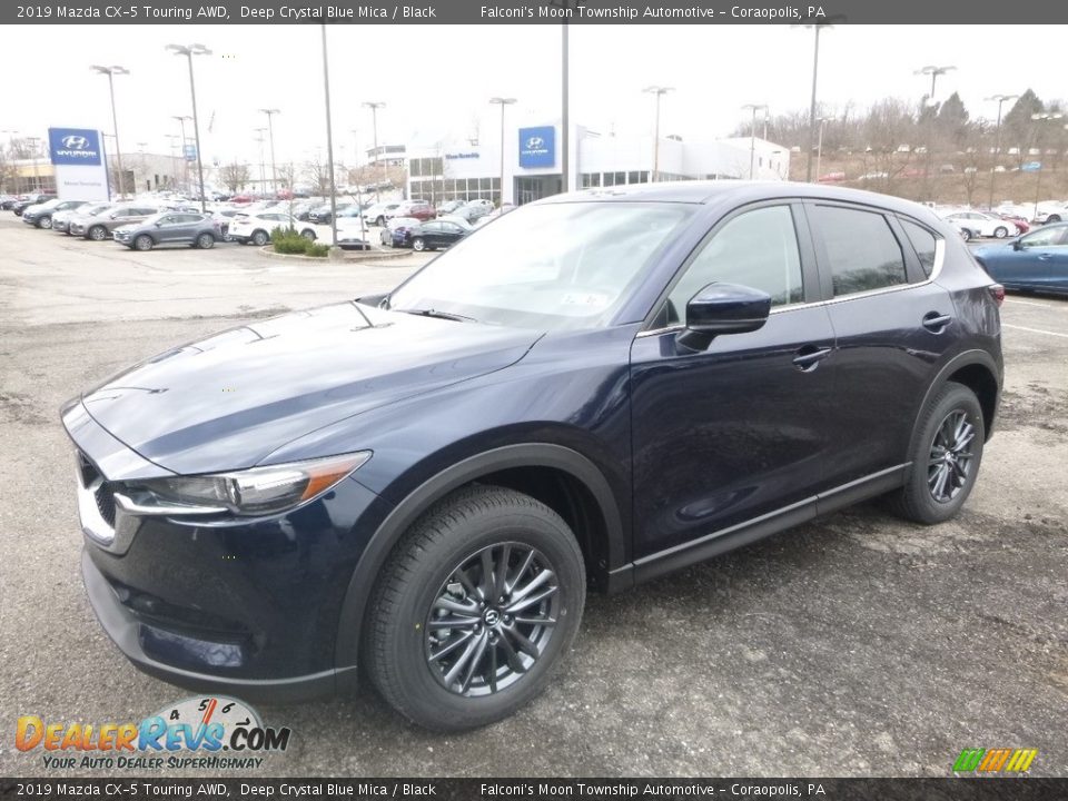 2019 Mazda CX-5 Touring AWD Deep Crystal Blue Mica / Black Photo #5