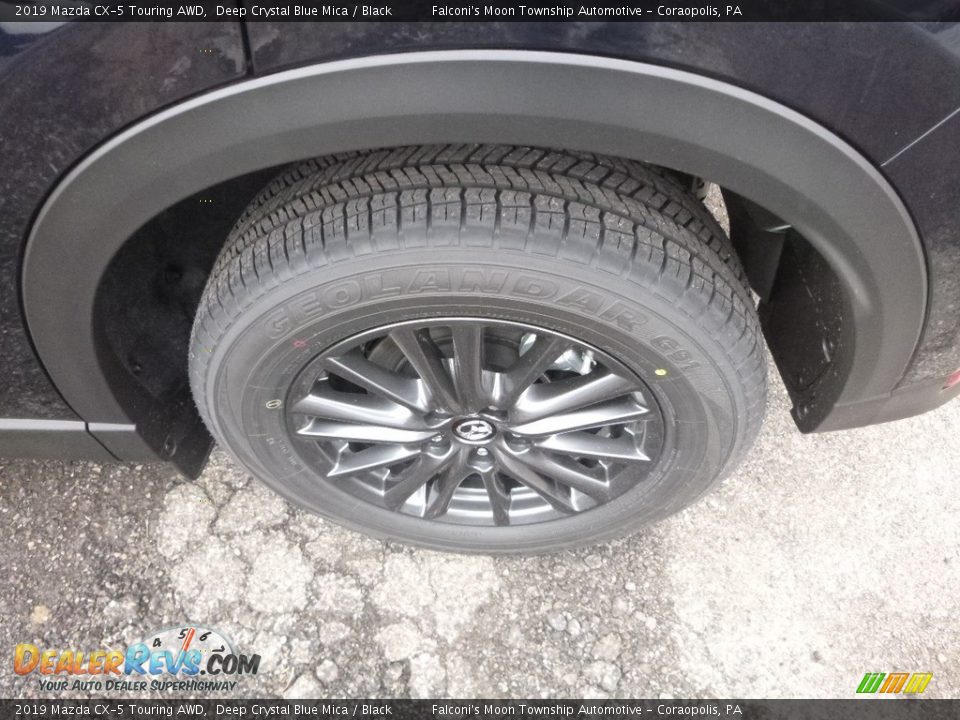 2019 Mazda CX-5 Touring AWD Deep Crystal Blue Mica / Black Photo #7