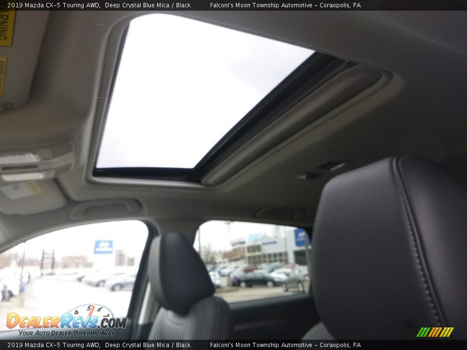 2019 Mazda CX-5 Touring AWD Deep Crystal Blue Mica / Black Photo #13
