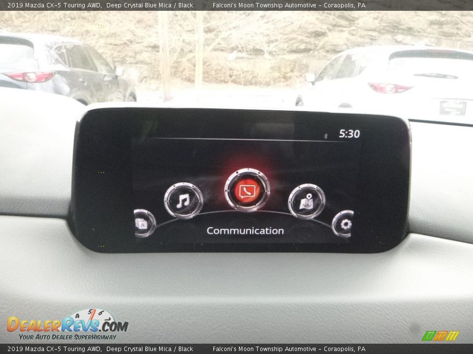 2019 Mazda CX-5 Touring AWD Deep Crystal Blue Mica / Black Photo #14