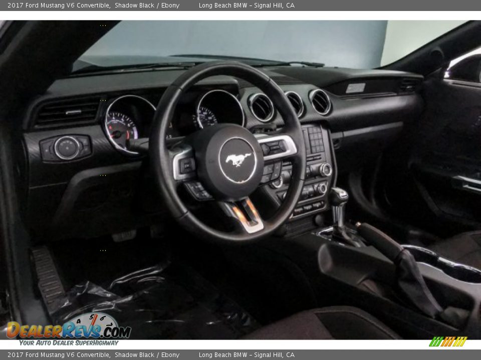 2017 Ford Mustang V6 Convertible Shadow Black / Ebony Photo #19