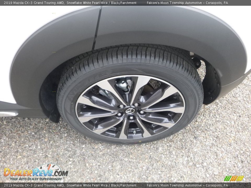 2019 Mazda CX-3 Grand Touring AWD Snowflake White Pearl Mica / Black/Parchment Photo #7