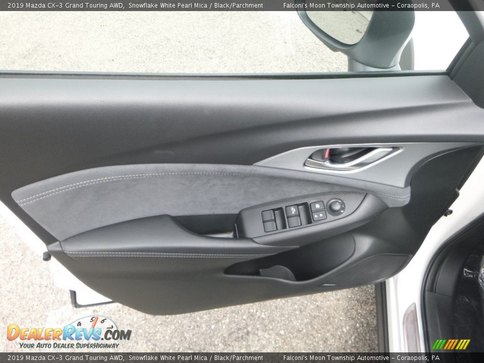 2019 Mazda CX-3 Grand Touring AWD Snowflake White Pearl Mica / Black/Parchment Photo #10