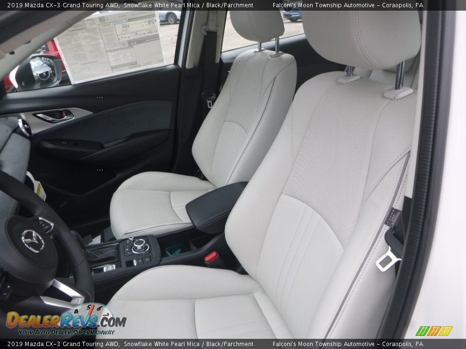 2019 Mazda CX-3 Grand Touring AWD Snowflake White Pearl Mica / Black/Parchment Photo #11
