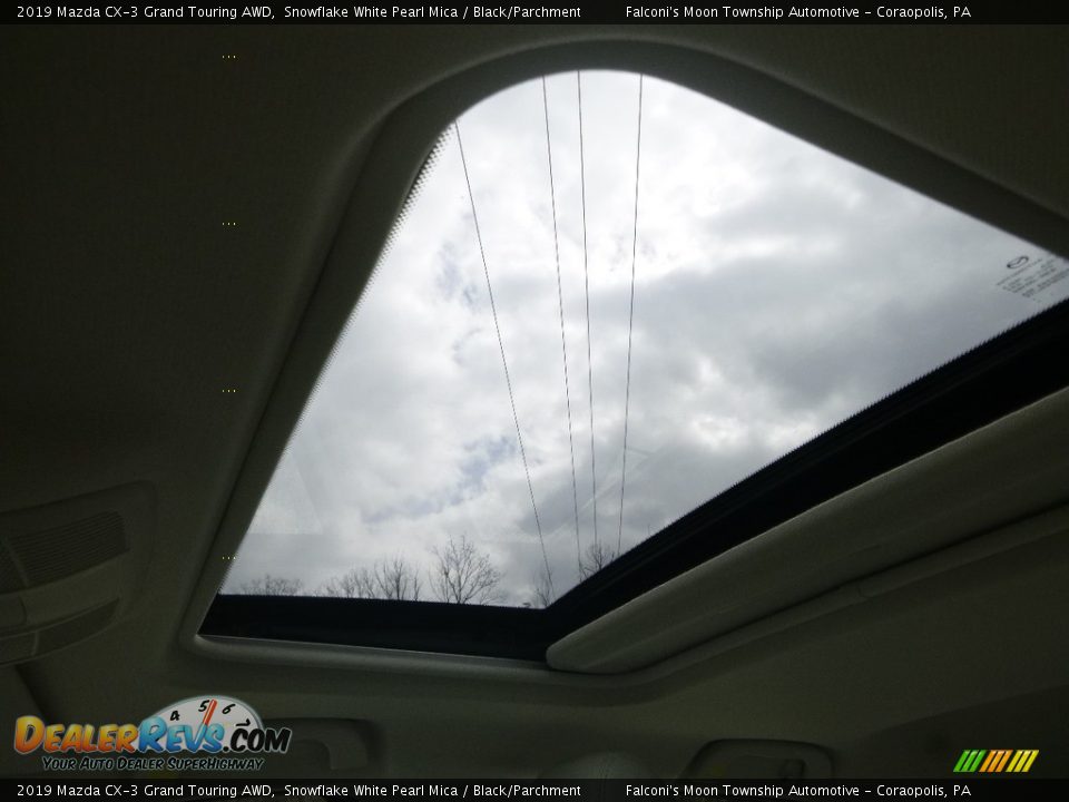 2019 Mazda CX-3 Grand Touring AWD Snowflake White Pearl Mica / Black/Parchment Photo #13