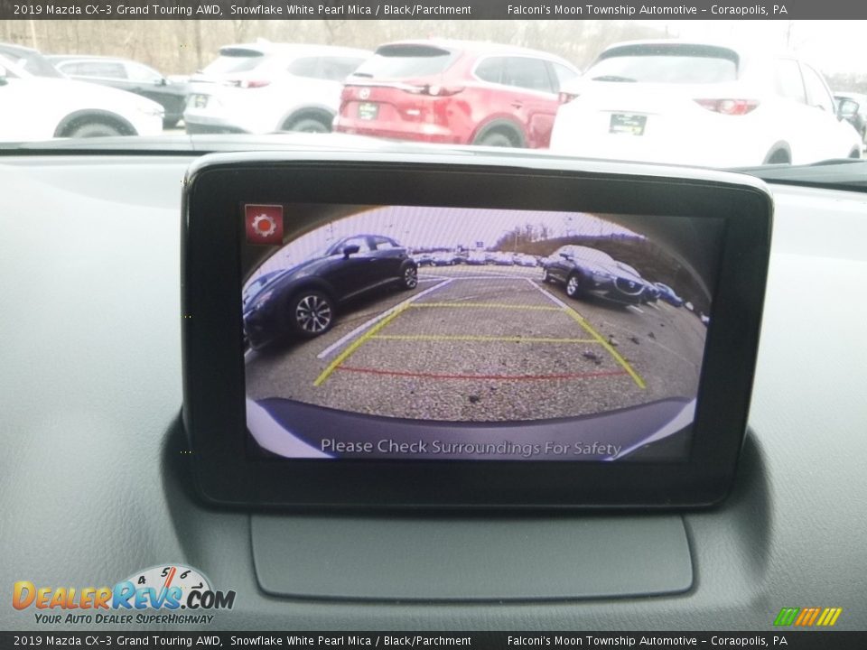 2019 Mazda CX-3 Grand Touring AWD Snowflake White Pearl Mica / Black/Parchment Photo #15