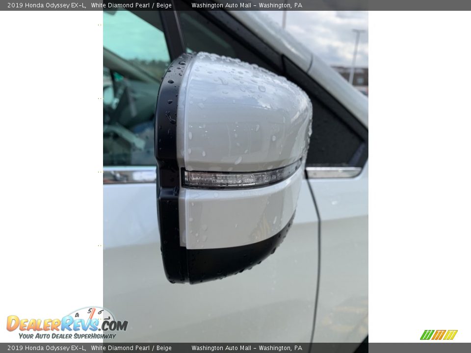 2019 Honda Odyssey EX-L White Diamond Pearl / Beige Photo #33