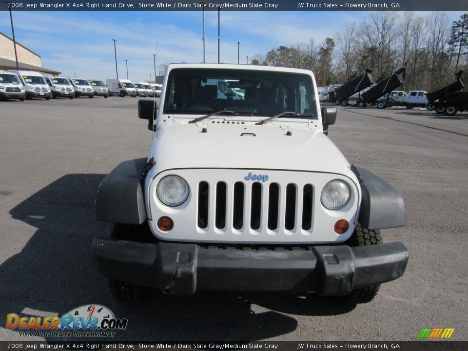 2008 Jeep Wrangler X 4x4 Right Hand Drive Stone White / Dark Slate Gray/Medium Slate Gray Photo #7