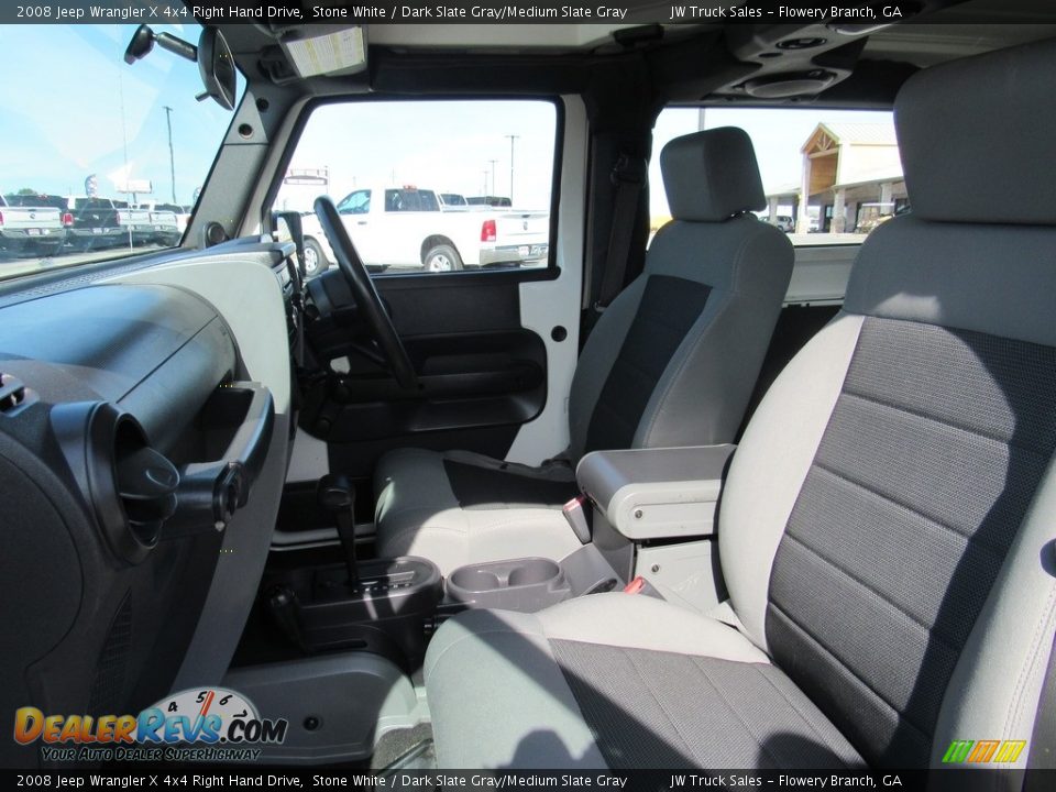 2008 Jeep Wrangler X 4x4 Right Hand Drive Stone White / Dark Slate Gray/Medium Slate Gray Photo #18