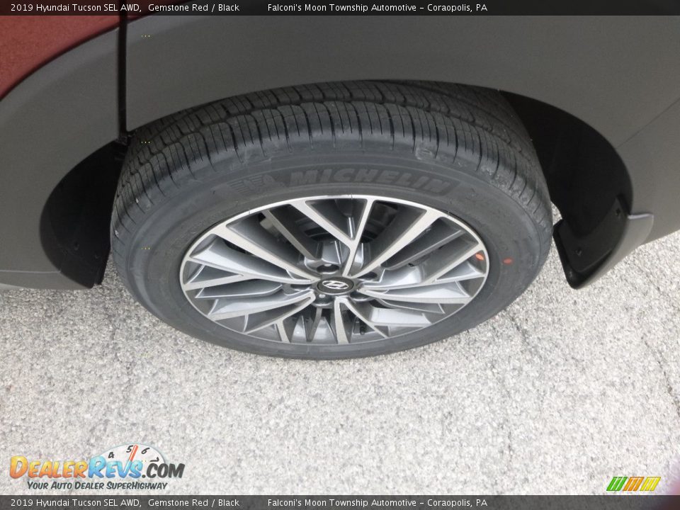 2019 Hyundai Tucson SEL AWD Gemstone Red / Black Photo #7