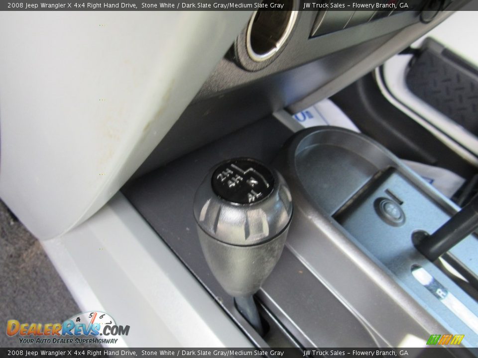 2008 Jeep Wrangler X 4x4 Right Hand Drive Stone White / Dark Slate Gray/Medium Slate Gray Photo #22