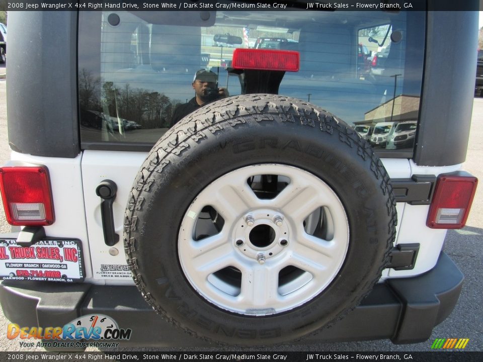 2008 Jeep Wrangler X 4x4 Right Hand Drive Stone White / Dark Slate Gray/Medium Slate Gray Photo #26