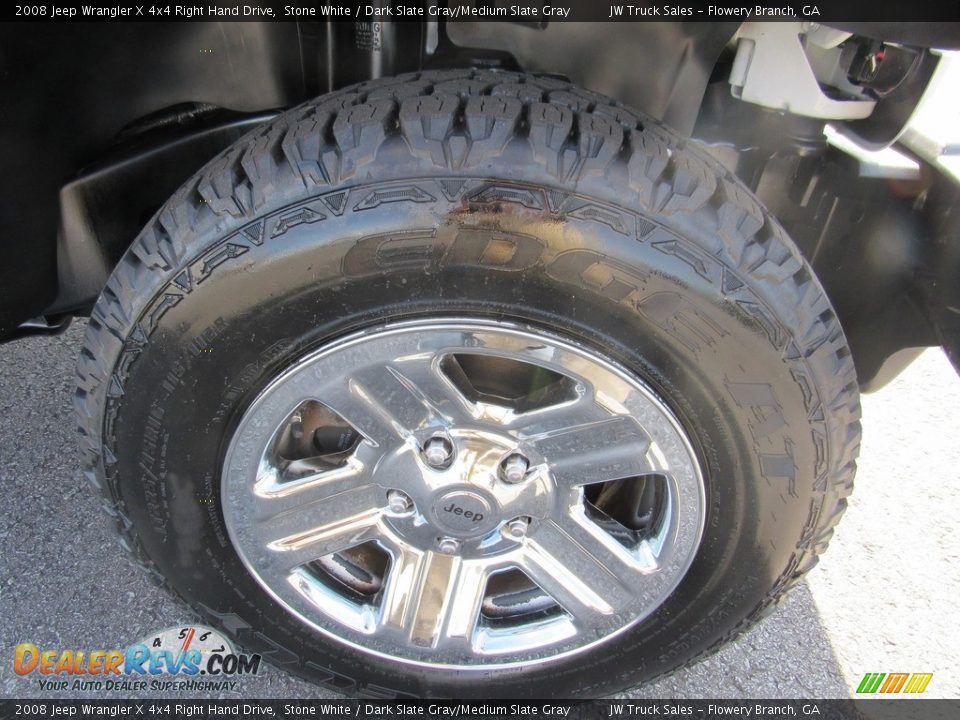 2008 Jeep Wrangler X 4x4 Right Hand Drive Stone White / Dark Slate Gray/Medium Slate Gray Photo #31