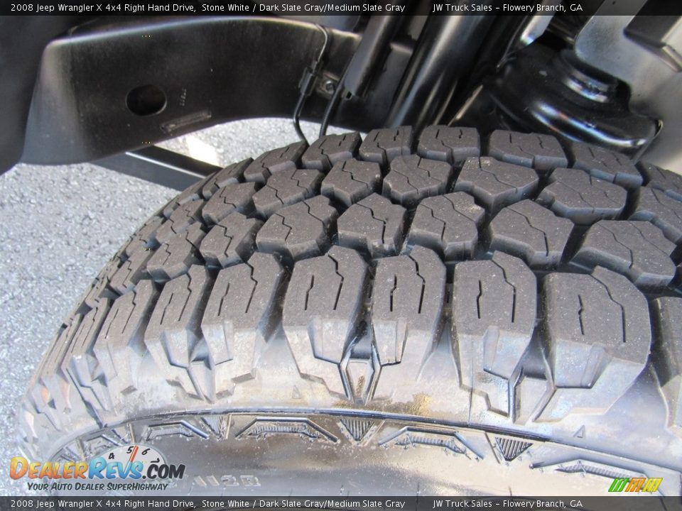 2008 Jeep Wrangler X 4x4 Right Hand Drive Stone White / Dark Slate Gray/Medium Slate Gray Photo #32