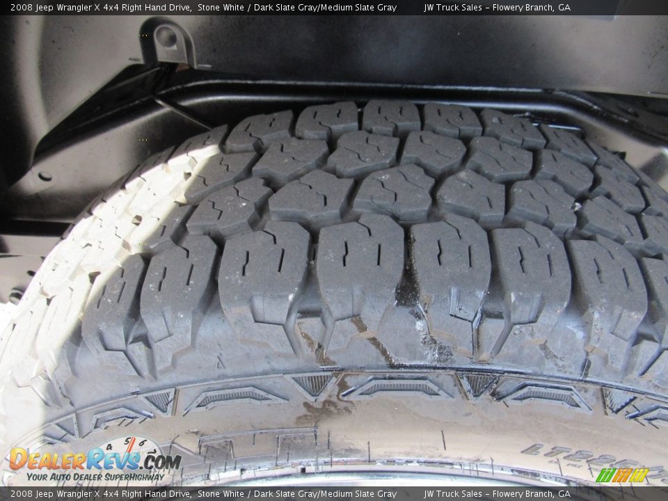 2008 Jeep Wrangler X 4x4 Right Hand Drive Stone White / Dark Slate Gray/Medium Slate Gray Photo #36