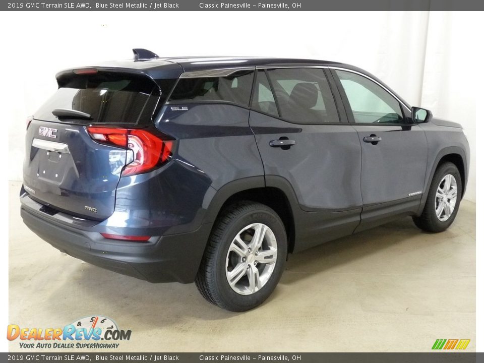 2019 GMC Terrain SLE AWD Blue Steel Metallic / Jet Black Photo #2