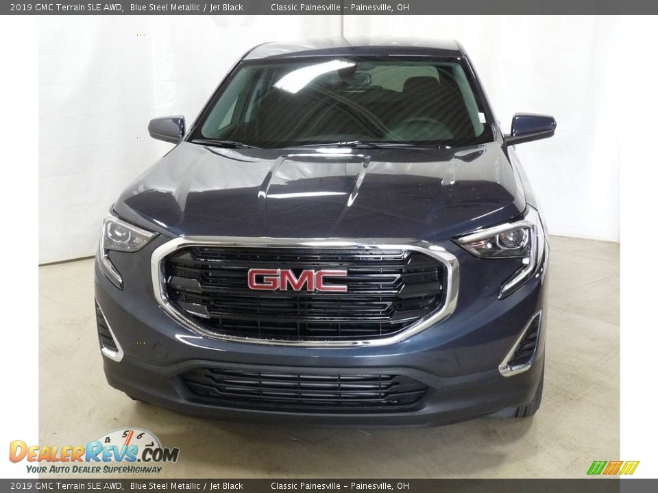 2019 GMC Terrain SLE AWD Blue Steel Metallic / Jet Black Photo #4