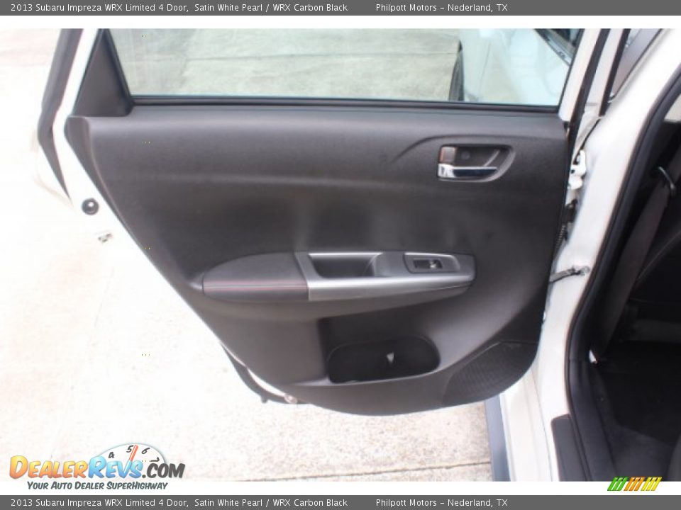 2013 Subaru Impreza WRX Limited 4 Door Satin White Pearl / WRX Carbon Black Photo #14
