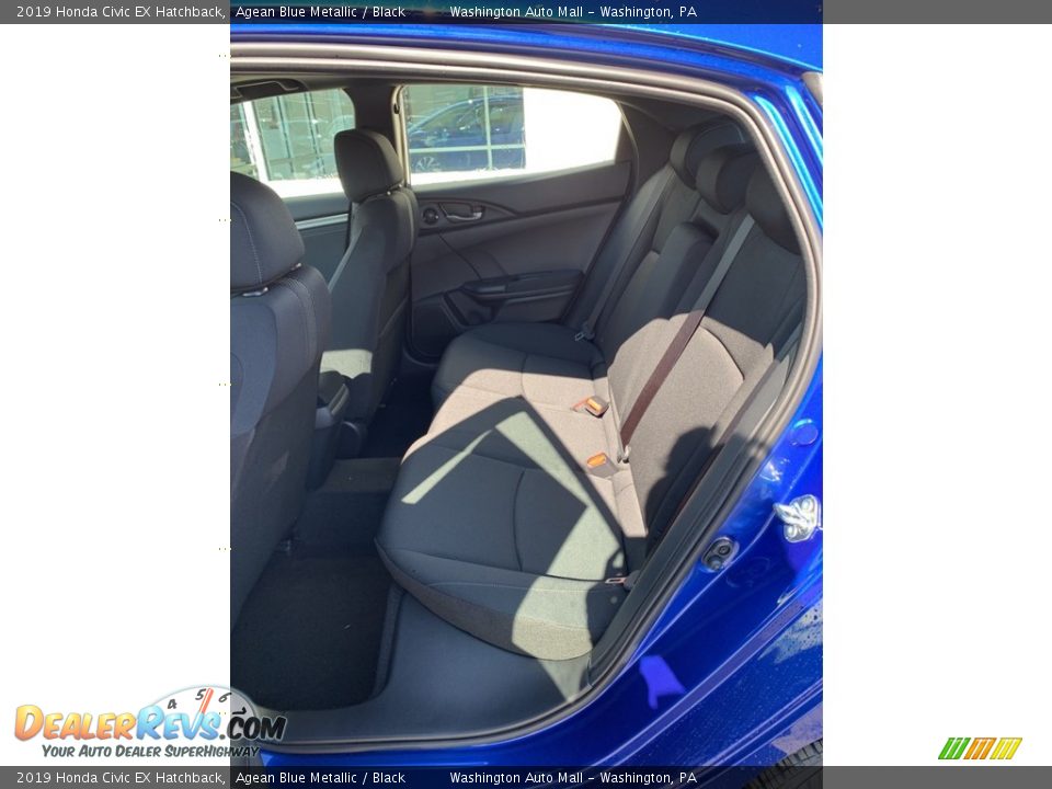 2019 Honda Civic EX Hatchback Agean Blue Metallic / Black Photo #19