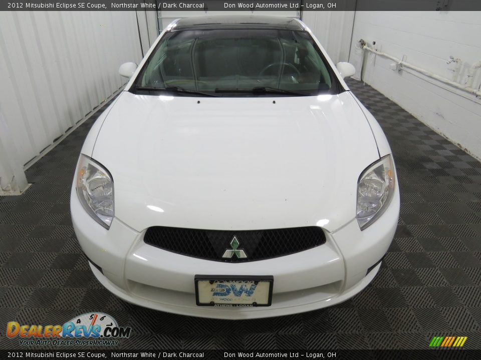 2012 Mitsubishi Eclipse SE Coupe Northstar White / Dark Charcoal Photo #5