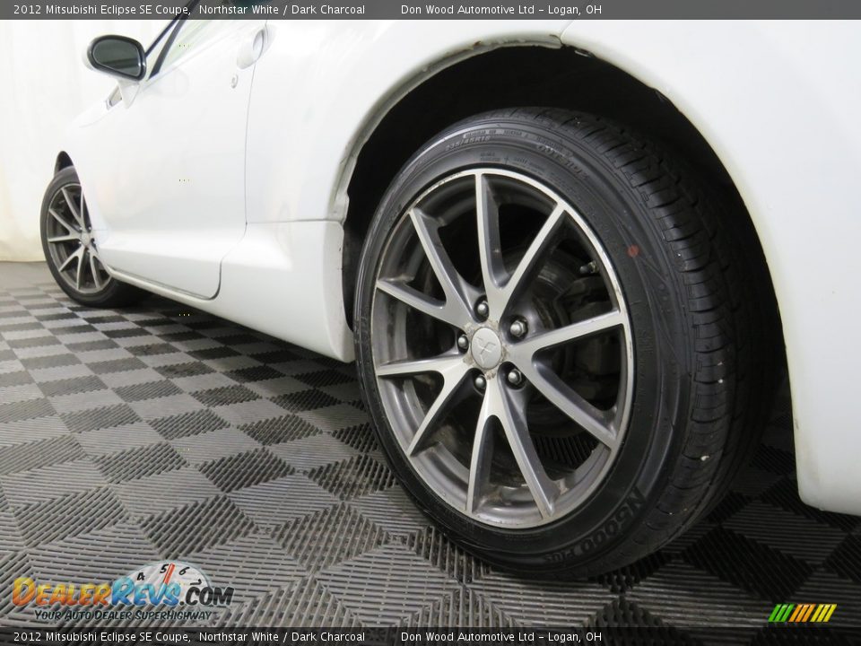 2012 Mitsubishi Eclipse SE Coupe Northstar White / Dark Charcoal Photo #10