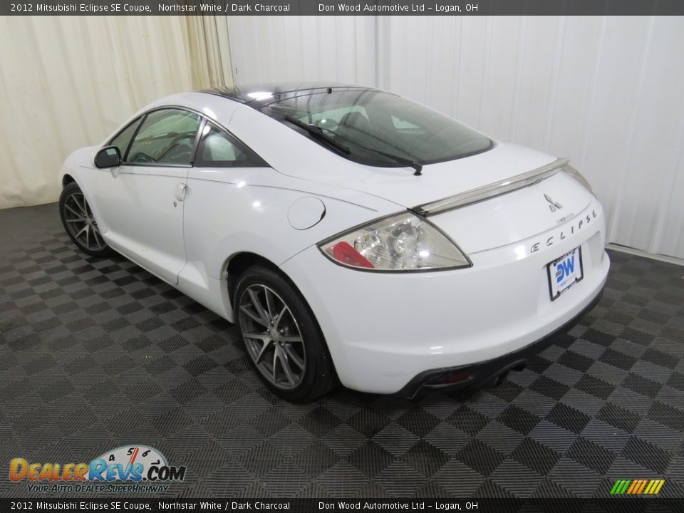 2012 Mitsubishi Eclipse SE Coupe Northstar White / Dark Charcoal Photo #11