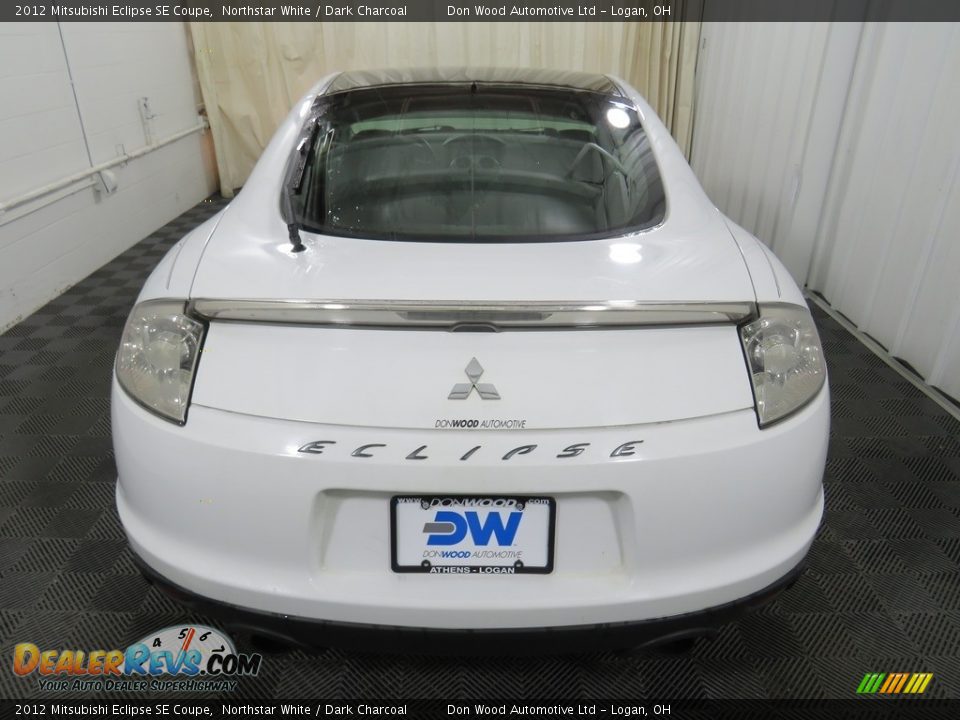2012 Mitsubishi Eclipse SE Coupe Northstar White / Dark Charcoal Photo #12