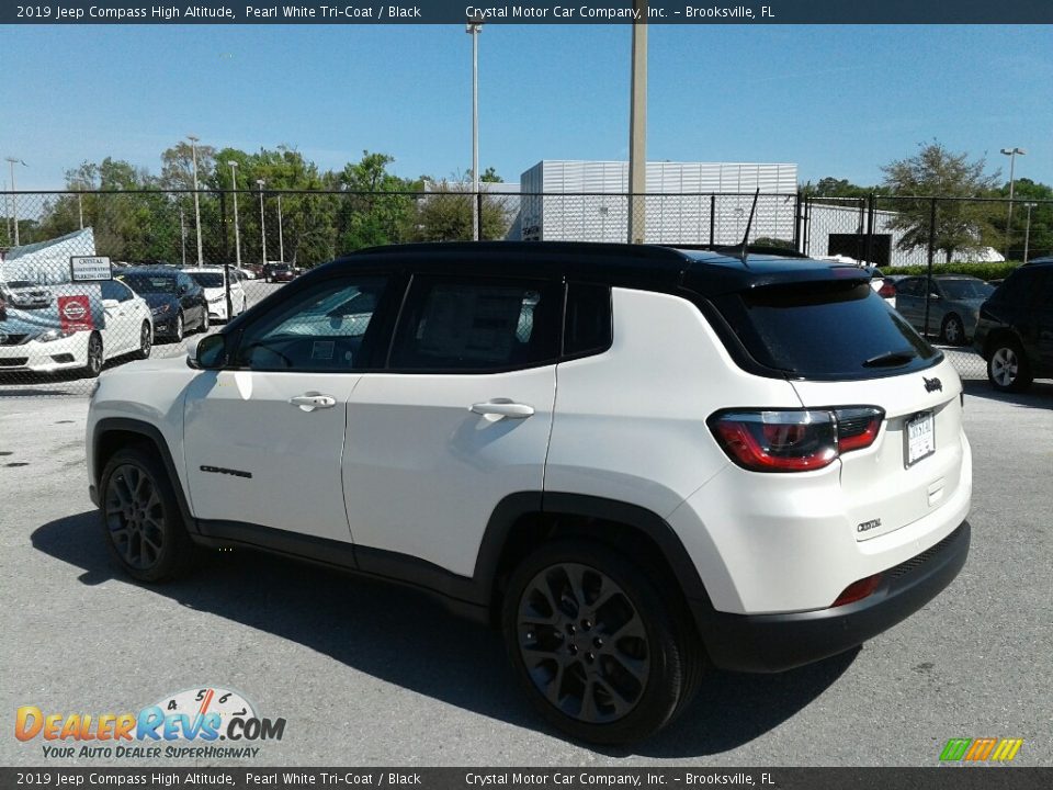 2019 Jeep Compass High Altitude Pearl White Tri–Coat / Black Photo #3