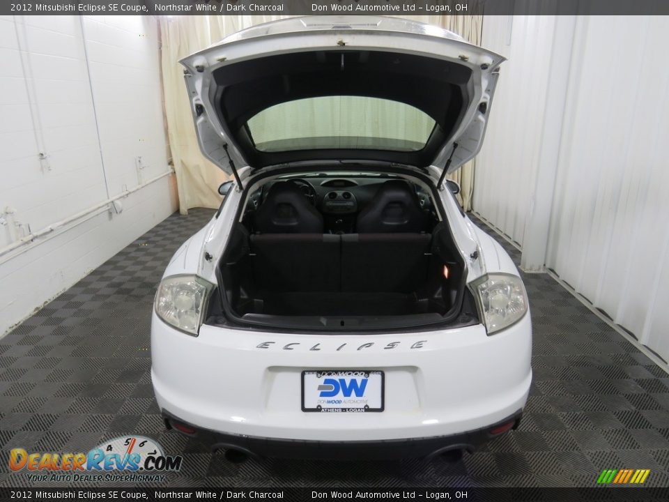 2012 Mitsubishi Eclipse SE Coupe Northstar White / Dark Charcoal Photo #13