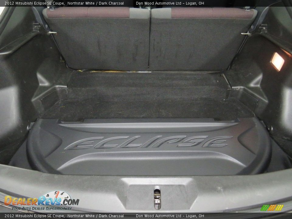 2012 Mitsubishi Eclipse SE Coupe Northstar White / Dark Charcoal Photo #14