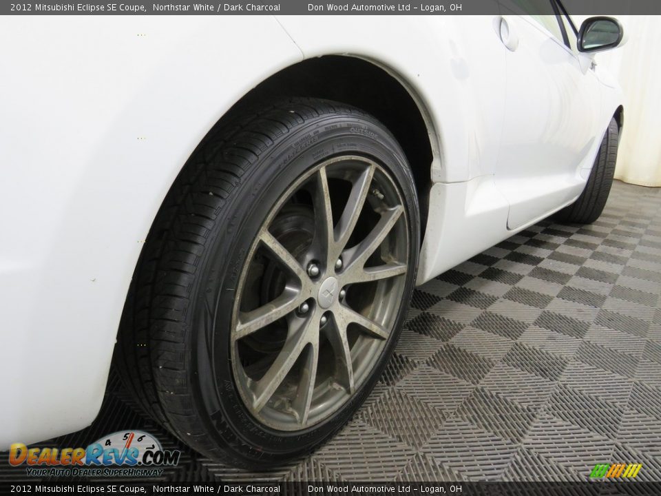 2012 Mitsubishi Eclipse SE Coupe Northstar White / Dark Charcoal Photo #17
