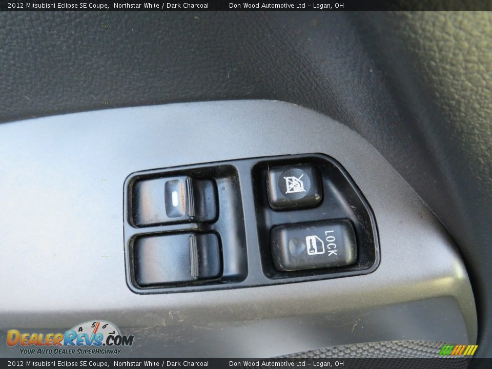 2012 Mitsubishi Eclipse SE Coupe Northstar White / Dark Charcoal Photo #18