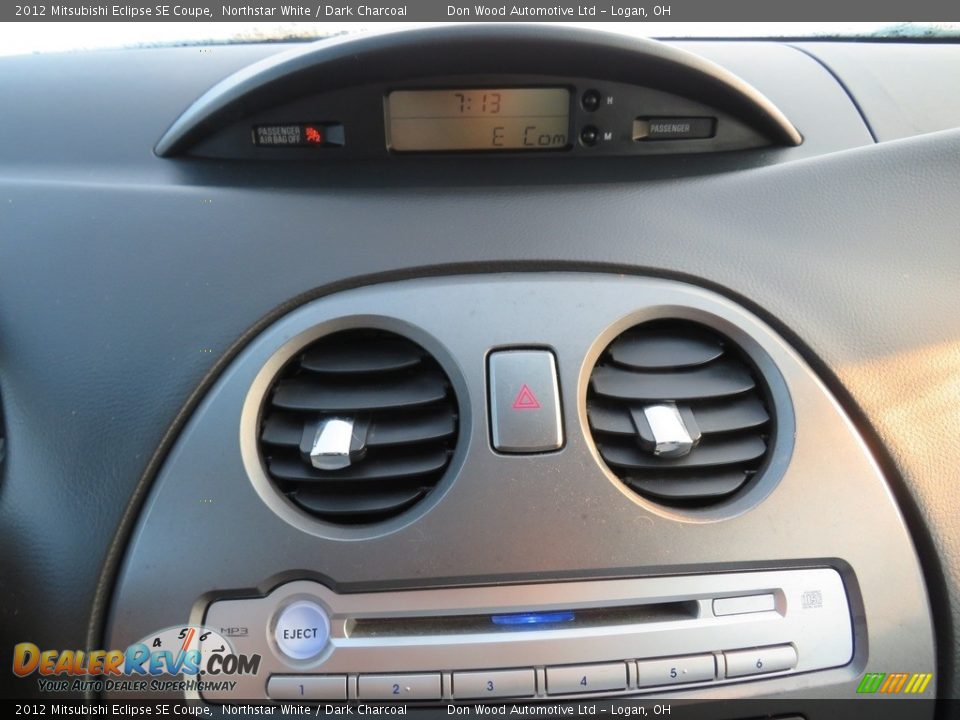 2012 Mitsubishi Eclipse SE Coupe Northstar White / Dark Charcoal Photo #24