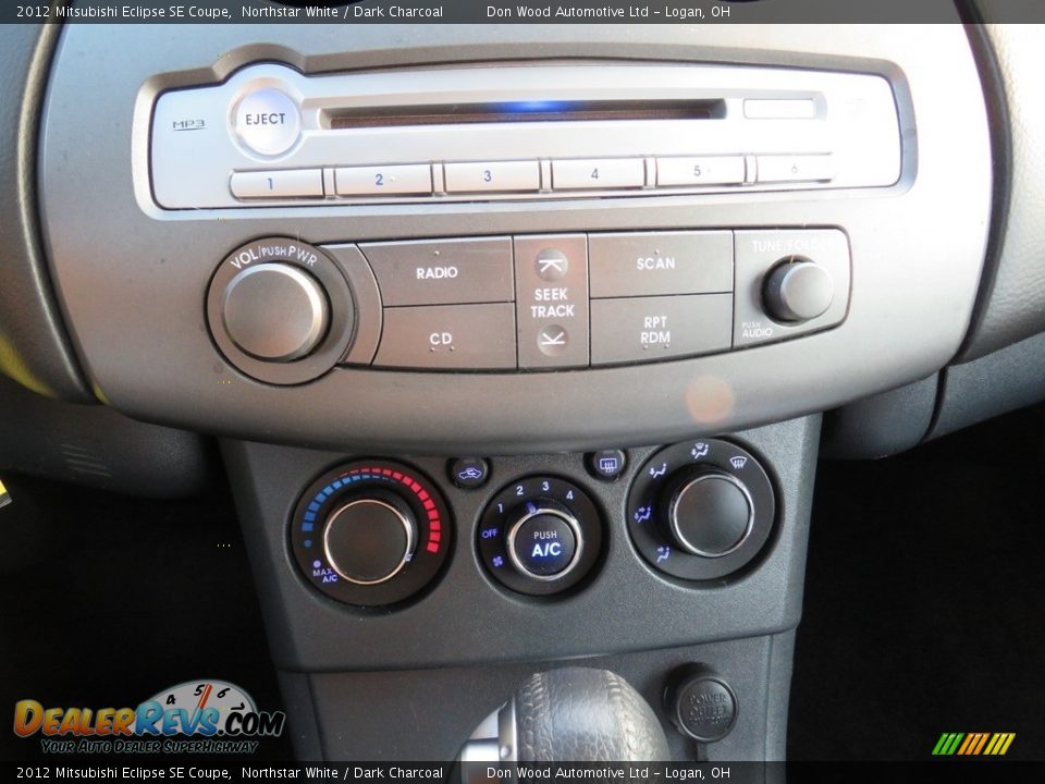 2012 Mitsubishi Eclipse SE Coupe Northstar White / Dark Charcoal Photo #25