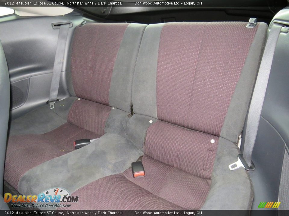 2012 Mitsubishi Eclipse SE Coupe Northstar White / Dark Charcoal Photo #29
